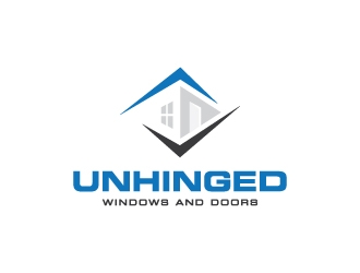 Unhinged windows and doors logo design by zakdesign700