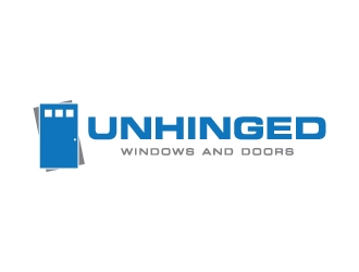 Unhinged windows and doors logo design by zakdesign700