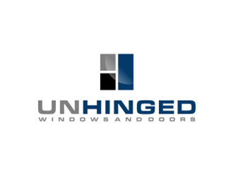 Unhinged windows and doors logo design by sheilavalencia