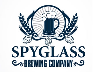 Spyglass Brewing Company logo design by LucidSketch