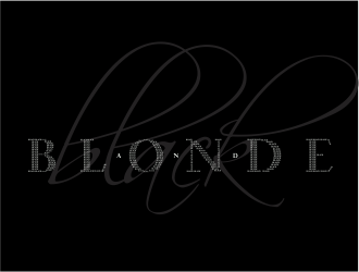 Black and Blonde logo design by kimora
