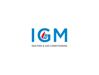 IGM Heating & Air Conditioning logo design by kaylee