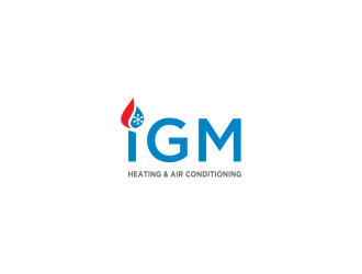 IGM Heating & Air Conditioning logo design by kaylee
