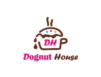 Doughnut House logo design by miy1985