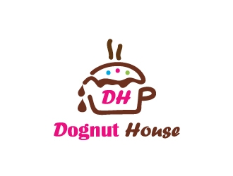 Doughnut House logo design by miy1985