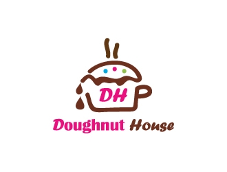 Doughnut House logo design by miy1985