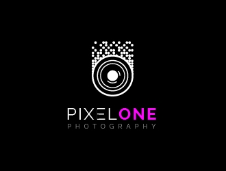 Pixel One Photography logo design by Mbelgedez