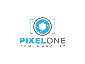 Pixel One Photography logo design by pencilhand
