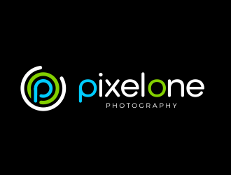 Pixel One Photography logo design by mashoodpp
