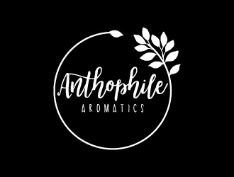A N T H O P H I L E Aromatics  logo design by dchris