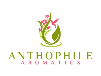 A N T H O P H I L E Aromatics  logo design by jaize