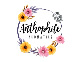 A N T H O P H I L E Aromatics  logo design by dchris