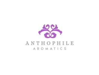 A N T H O P H I L E Aromatics  logo design by K-Designs