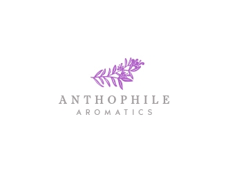 A N T H O P H I L E Aromatics  logo design by K-Designs
