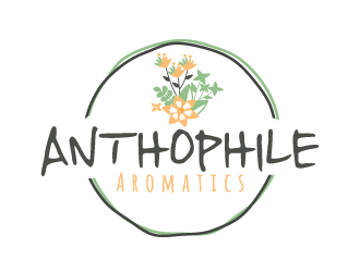 A N T H O P H I L E Aromatics  logo design by akilis13