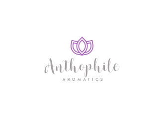 A N T H O P H I L E Aromatics  logo design by K-Designs