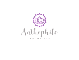 A N T H O P H I L E Aromatics  logo design by K-Designs