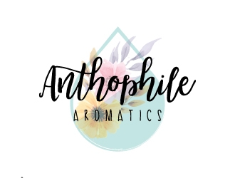 A N T H O P H I L E Aromatics  logo design by dchris