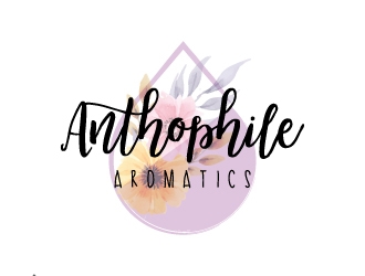 A N T H O P H I L E Aromatics  logo design by dchris