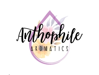 A N T H O P H I L E Aromatics  logo design by dchris