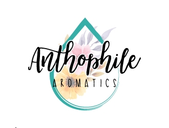 A N T H O P H I L E Aromatics  logo design by dchris