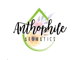 A N T H O P H I L E Aromatics  logo design by dchris