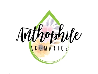 A N T H O P H I L E Aromatics  logo design by dchris