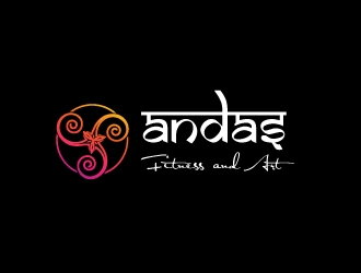 Andas Fitness and Art  logo design by ingenious007