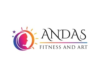 Andas Fitness and Art  logo design by ingenious007