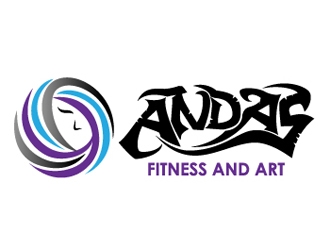 Andas Fitness and Art  logo design by Dawnxisoul393