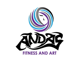 Andas Fitness and Art  logo design by Dawnxisoul393
