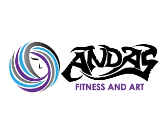 Andas Fitness and Art  logo design by Dawnxisoul393