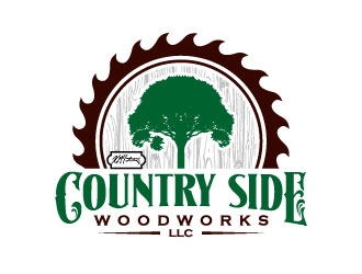 Countryside Woodworks LLC logo design by daywalker