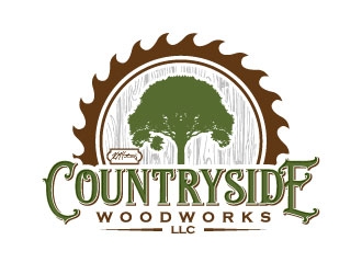 Countryside Woodworks LLC logo design by daywalker