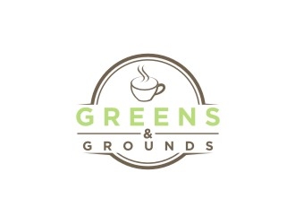 Greens & Grounds logo design by bricton