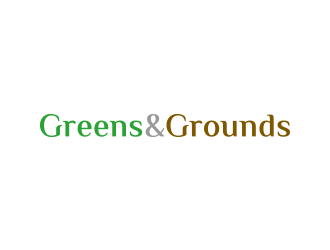 Greens & Grounds logo design by lexipej