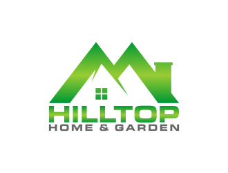 Hilltop Home & Garden logo design by rykos