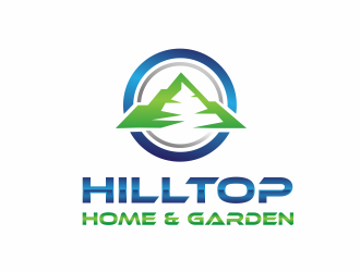 Hilltop Home & Garden logo design by justsai