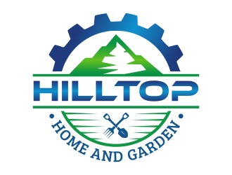 Hilltop Home & Garden logo design by Dakon