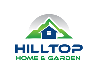 Hilltop Home & Garden logo design by Girly