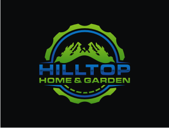 Hilltop Home & Garden logo design by bricton