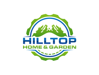 Hilltop Home & Garden logo design by bricton