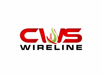 CWS Wireline logo design by haidar