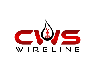 CWS Wireline logo design by aldesign
