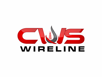 CWS Wireline logo design by haidar