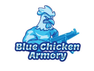 Blue Chicken Armory logo design by AYATA