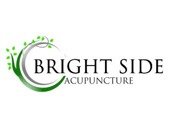 Bright Side Acupuncture logo design by jetzu
