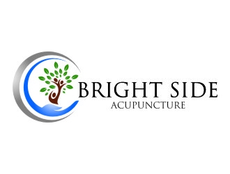 Bright Side Acupuncture logo design by jetzu