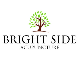 Bright Side Acupuncture logo design by jetzu