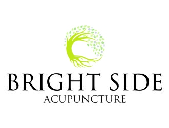 Bright Side Acupuncture logo design by jetzu
